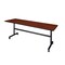 Kobe Rectangle Training Table, 84" W, 29" H, Laminate Top, Cherry MKFT8424CH - alternate 1